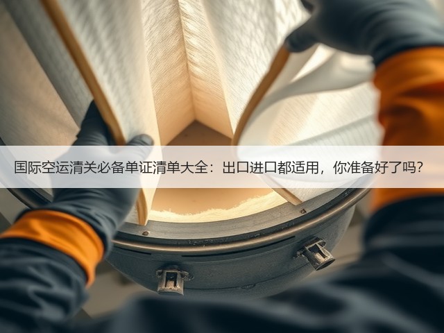 国际空运清关必备单证清单大全:出口进口都适用,你准备好了吗?(图1) 国际空运清关必备单证清单大全:出口进口都适用,你准备好了吗?(图1)