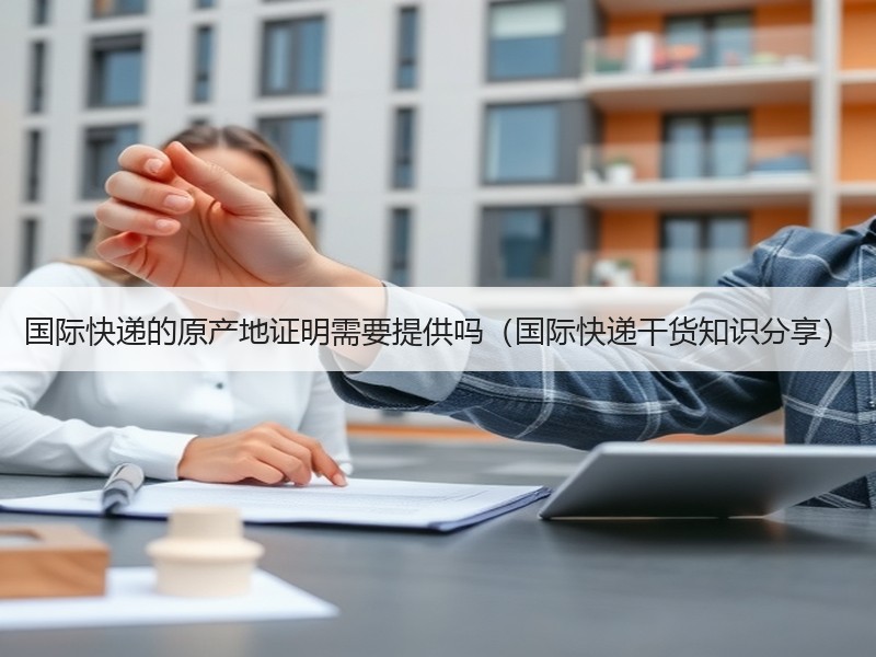 国际快递的原产地证明需要提供吗（国际快递干货知识分享）