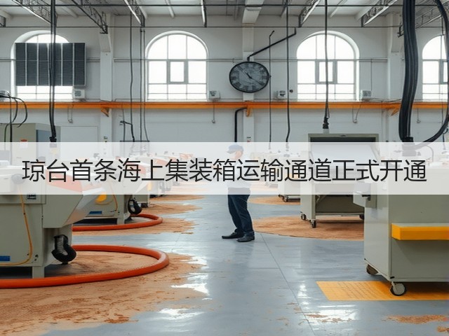 琼台首条海上集装箱运输通道正式开通(图3) 琼台首条海上集装箱运输通道正式开通(图3)
