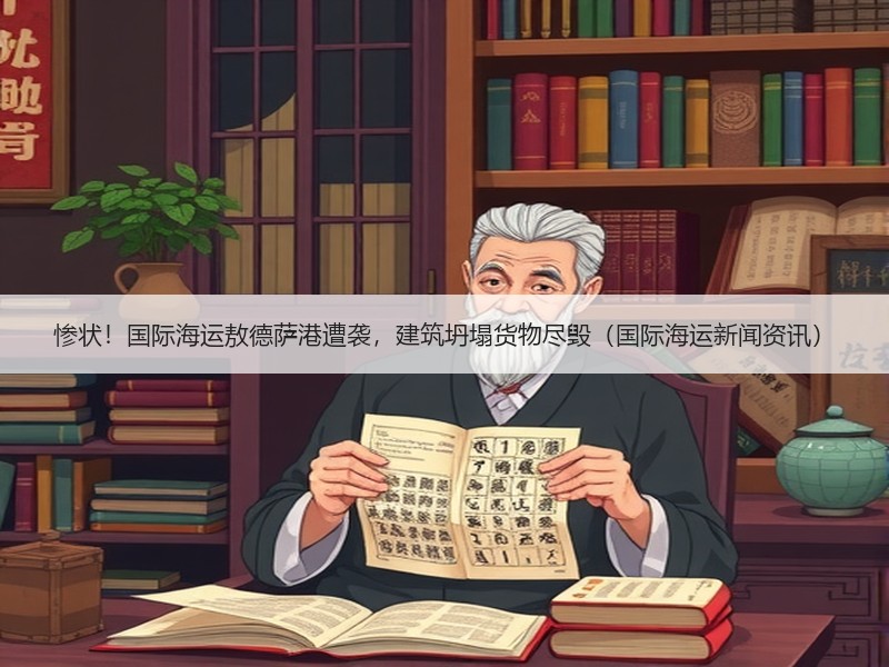 惨状!国际海运敖德萨港遭袭,建筑坍塌货物尽毁(国际海运新闻资讯) 惨状!国际海运敖德萨港遭袭,建筑坍塌货物尽毁(国际海运新闻资讯)