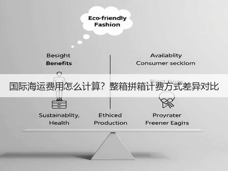 国际海运费用怎么计算？整箱拼箱计费方式差异对比