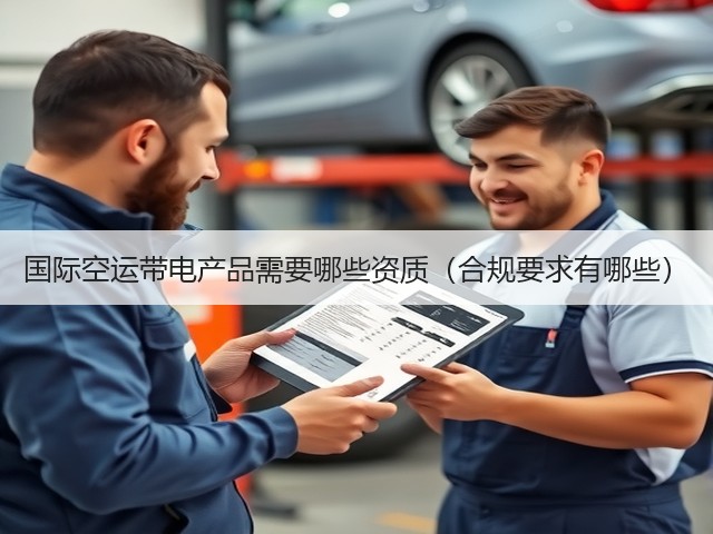 国际空运带电产品需要哪些资质(合规要求有哪些)(图1) 国际空运带电产品需要哪些资质(合规要求有哪些)(图1)