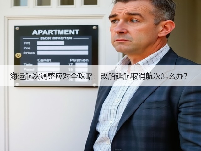 海运航次调整应对全攻略：改船延航取消航次怎么办？(图3)