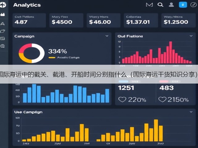 国际海运中的截关、截港、开船时间分别指什么(国际海运干货知识分享)(图1) 国际海运中的截关、截港、开船时间分别指什么(国际海运干货知识分享)(图1)
