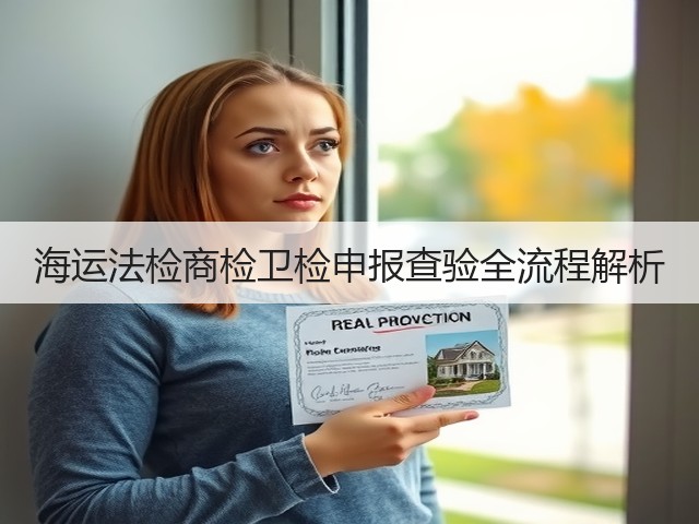 海运法检商检卫检申报查验全流程解析(图3)