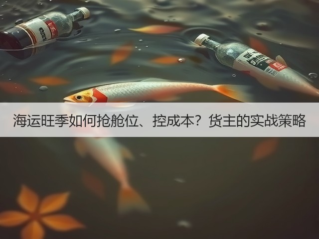 海运旺季如何抢舱位、控成本?货主的实战策略(图2) 海运旺季如何抢舱位、控成本?货主的实战策略(图2)