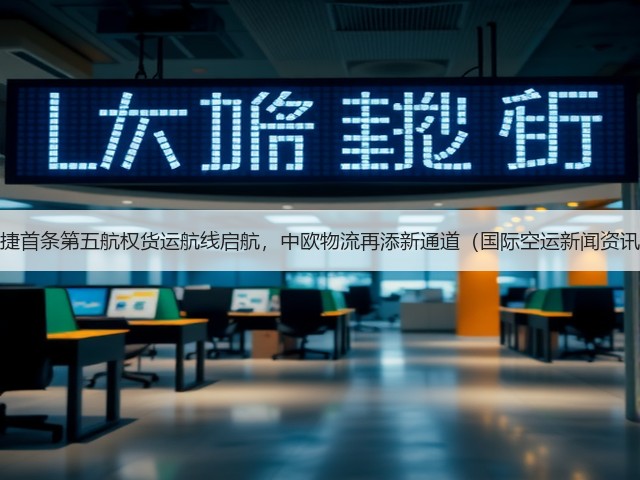 中捷首条第五航权货运航线启航,中欧物流再添新通道(国际空运新闻资讯)(图1) 中捷首条第五航权货运航线启航,中欧物流再添新通道(国际空运新闻资讯)(图1)