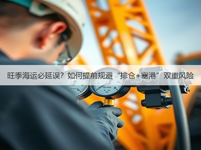 旺季海运必延误?如何提前规避“排仓+塞港”双重风险(图3) 旺季海运必延误?如何提前规避“排仓+塞港”双重风险(图3)