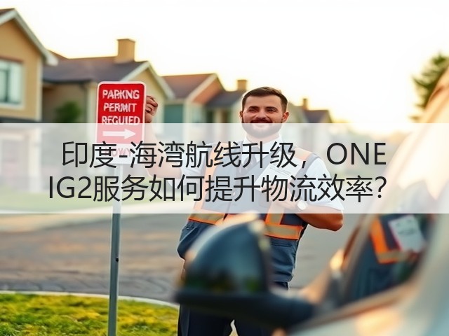 印度-海湾航线升级，ONE IG2服务如何提升物流效率？(图2)