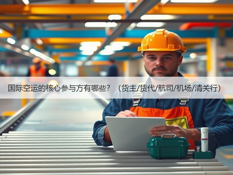 国际空运的核心参与方有哪些？（货主/货代/航司/机场/清关行）