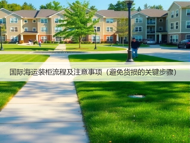 国际海运装柜流程及注意事项（避免货损的关键步骤）(图1)