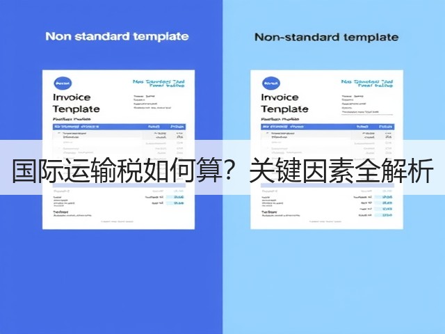 国际运输税如何算?关键因素全解析(图1) 国际运输税如何算?关键因素全解析(图1)