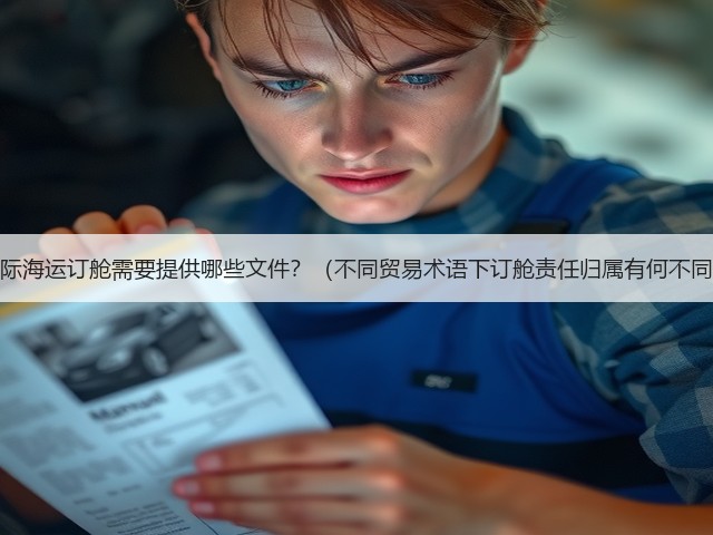 国际海运订舱需要提供哪些文件?(不同贸易术语下订舱责任归属有何不同)(图3) 国际海运订舱需要提供哪些文件?(不同贸易术语下订舱责任归属有何不同)(图3)