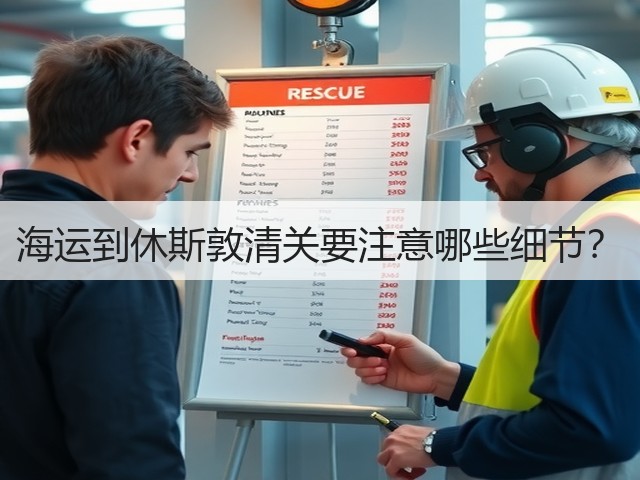海运到休斯敦清关要注意哪些细节？(图1)