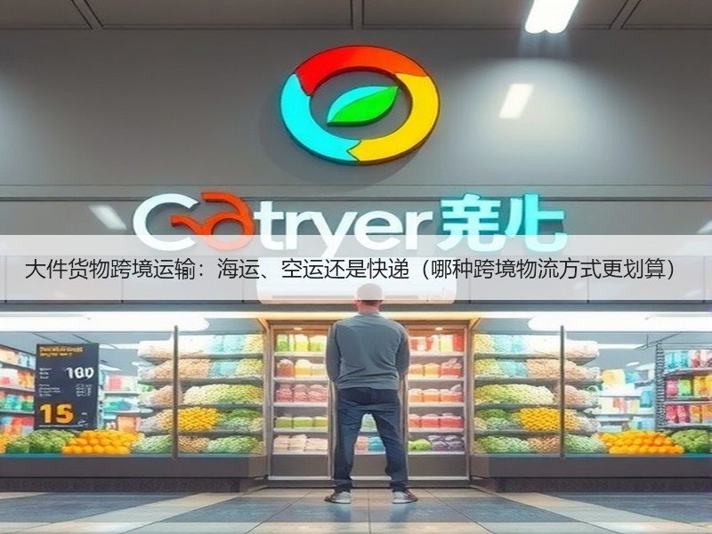 大件货物跨境运输：海运、空运还是快递（哪种跨境物流方式更划算）