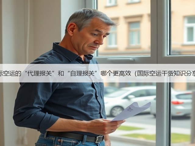 国际空运的“代理报关”和“自理报关”哪个更高效（国际空运干货知识分享）(图3)