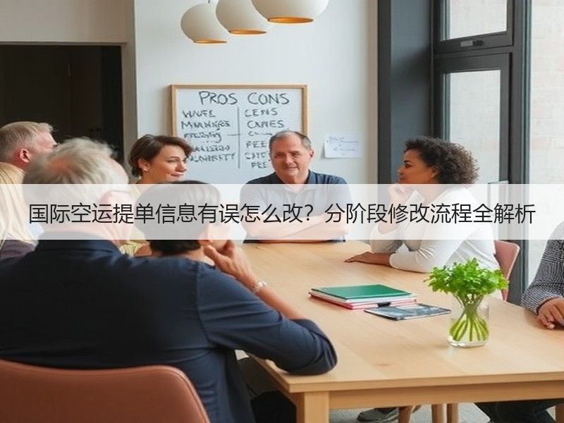 国际空运提单信息有误怎么改?分阶段修改流程全解析 国际空运提单信息有误怎么改?分阶段修改流程全解析