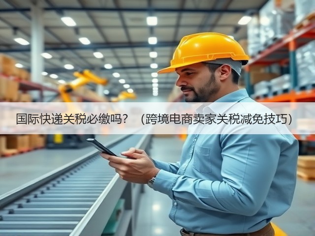 国际快递关税必缴吗?(跨境电商卖家关税减免技巧)(图3) 国际快递关税必缴吗?(跨境电商卖家关税减免技巧)(图3)