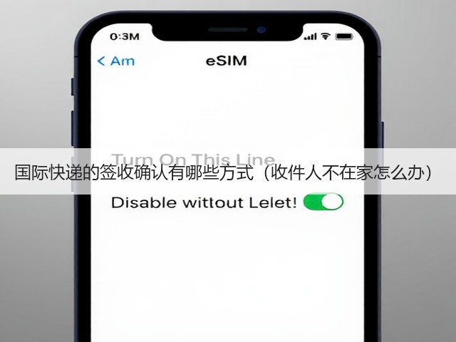 国际快递的签收确认有哪些方式(收件人不在家怎么办)(图1) 国际快递的签收确认有哪些方式(收件人不在家怎么办)(图1)