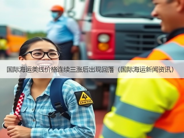 国际海运美线价格连续三涨后出现回落(国际海运新闻资讯)(图1) 国际海运美线价格连续三涨后出现回落(国际海运新闻资讯)(图1)