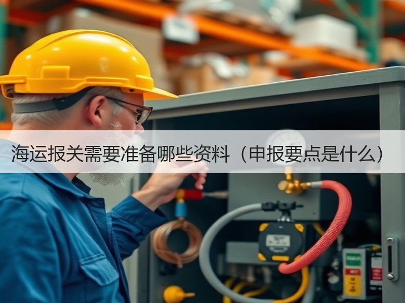 海运报关需要准备哪些资料（申报要点是什么）