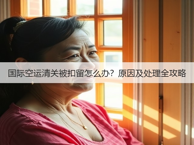 国际空运清关被扣留怎么办？原因及处理全攻略(图2)