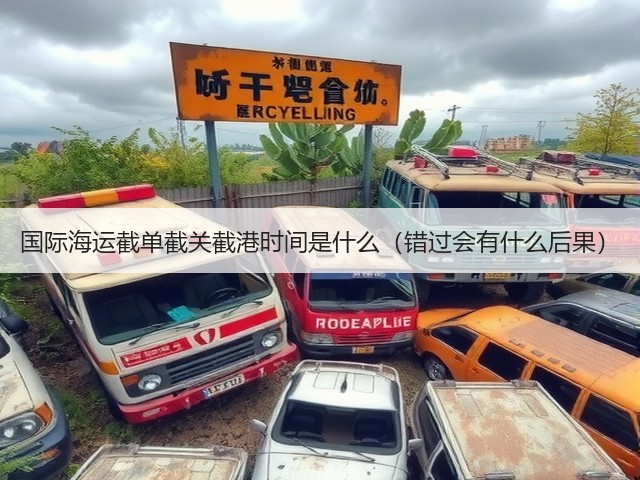 国际海运截单截关截港时间是什么（错过会有什么后果）(图2)