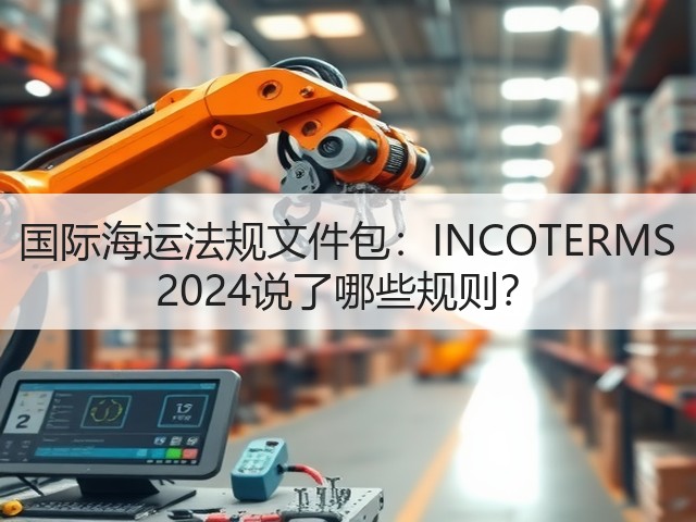 国际海运法规文件包：INCOTERMS 2024说了哪些规则？(图3)