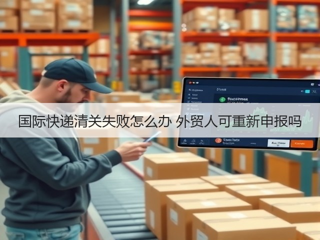 国际快递清关失败怎么办 外贸人可重新申报吗(图1) 国际快递清关失败怎么办 外贸人可重新申报吗(图1)
