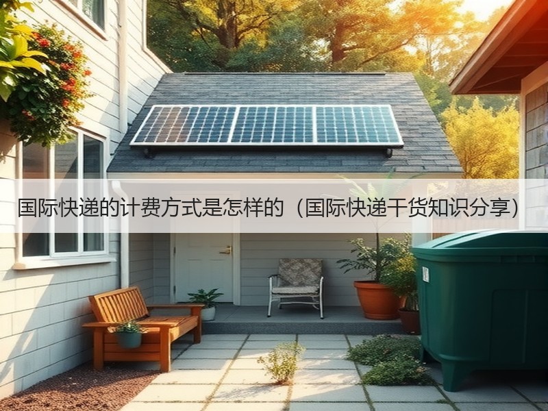 国际快递的计费方式是怎样的（国际快递干货知识分享）