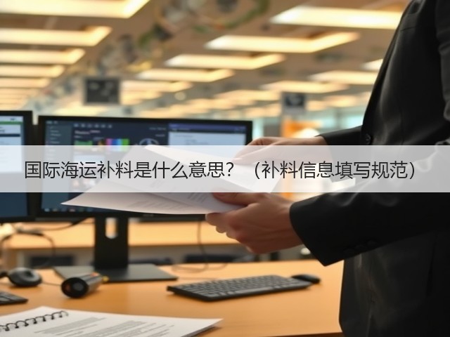 国际海运补料是什么意思?(补料信息填写规范)(图2) 国际海运补料是什么意思?(补料信息填写规范)(图2)