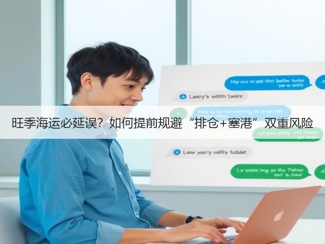 旺季海运必延误?如何提前规避“排仓+塞港”双重风险(图1) 旺季海运必延误?如何提前规避“排仓+塞港”双重风险(图1)