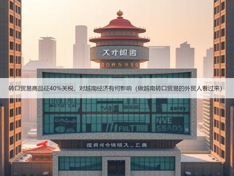转口贸易商品征40%关税，对越南经济有何影响（做越南转口贸易的外贸人看过来）