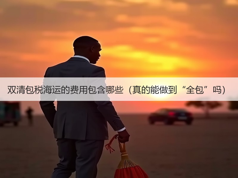 双清包税海运的费用包含哪些（真的能做到“全包”吗）