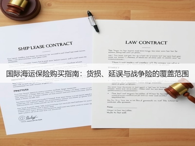 国际海运保险购买指南:货损、延误与战争险的覆盖范围 国际海运保险购买指南:货损、延误与战争险的覆盖范围