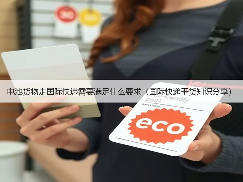 电池货物走国际快递需要满足什么要求（国际快递干货知识分享）
