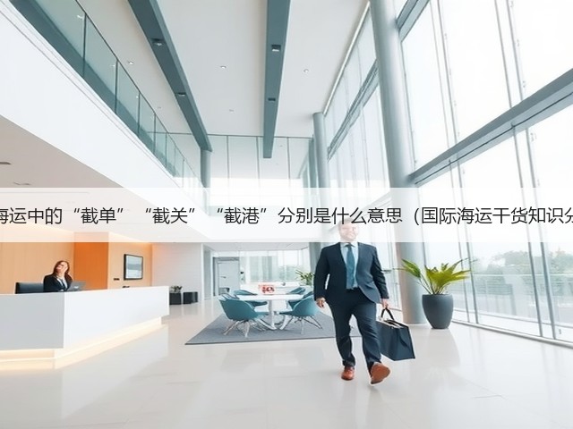 国际海运中的“截单”“截关”“截港”分别是什么意思(国际海运干货知识分享)(图2) 国际海运中的“截单”“截关”“截港”分别是什么意思(国际海运干货知识分享)(图2)