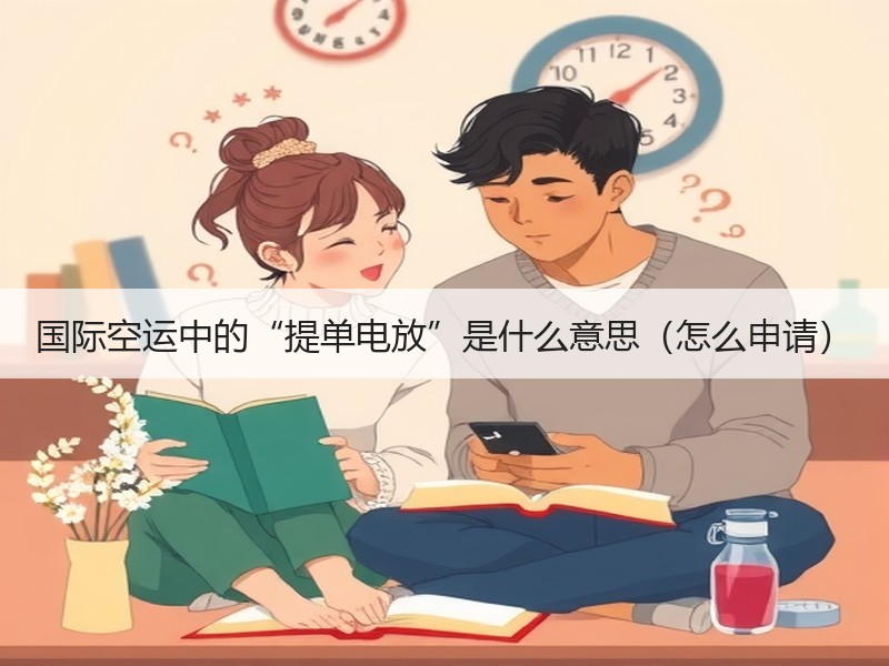 国际空运中的“提单电放”是什么意思（怎么申请）