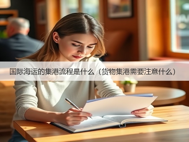 国际海运的集港流程是什么(货物集港需要注意什么)(图1) 国际海运的集港流程是什么(货物集港需要注意什么)(图1)