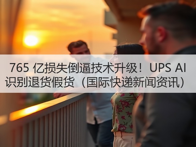 765 亿损失倒逼技术升级!UPS AI 识别退货假货(国际快递新闻资讯)(图1) 765 亿损失倒逼技术升级!UPS AI 识别退货假货(国际快递新闻资讯)(图1)