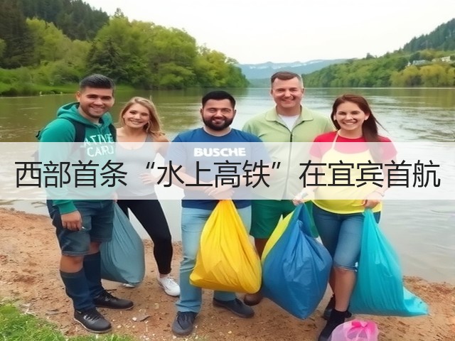 西部首条“水上高铁”在宜宾首航(图1)