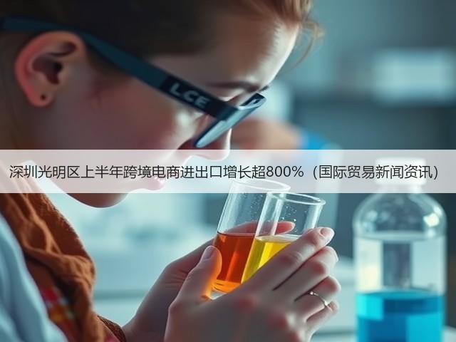 深圳光明区上半年跨境电商进出口增长超800%(国际贸易新闻资讯)(图3) 深圳光明区上半年跨境电商进出口增长超800%(国际贸易新闻资讯)(图3)