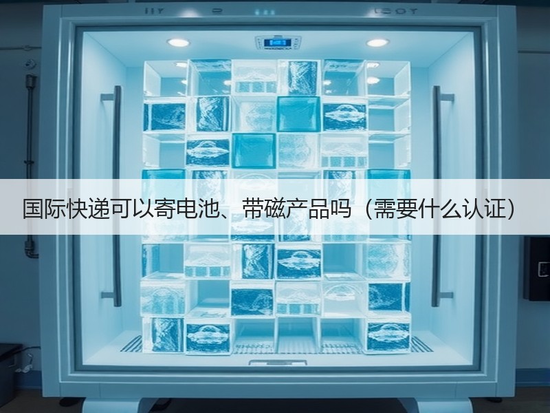 国际快递可以寄电池、带磁产品吗（需要什么认证）