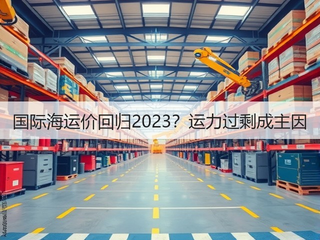 国际海运价回归2023?运力过剩成主因(图1) 国际海运价回归2023?运力过剩成主因(图1)