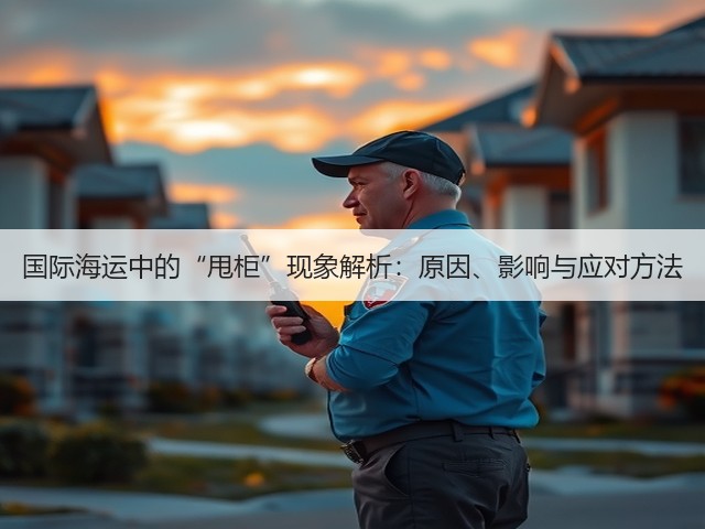 国际海运中的“甩柜”现象解析:原因、影响与应对方法(图1) 国际海运中的“甩柜”现象解析:原因、影响与应对方法(图1)