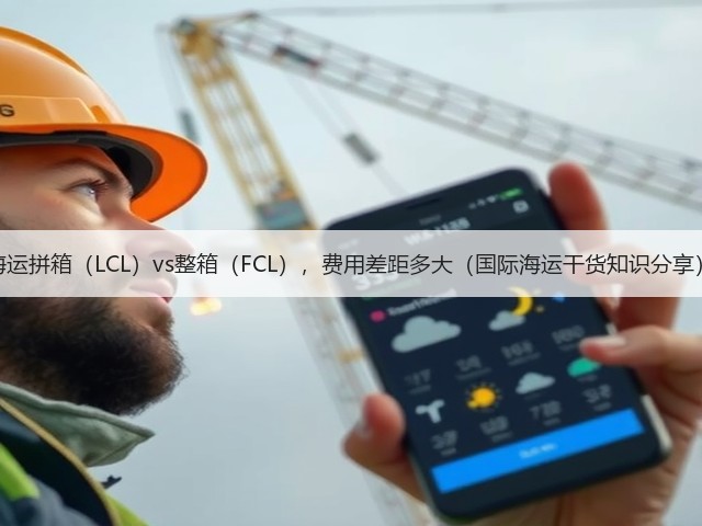 海运拼箱（LCL）vs整箱（FCL），费用差距多大（国际海运干货知识分享）(图3)