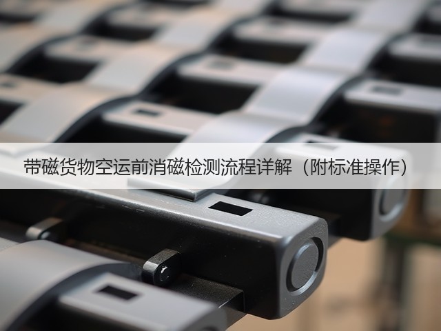 带磁货物空运前消磁检测流程详解(附标准操作)(图1) 带磁货物空运前消磁检测流程详解(附标准操作)(图1)