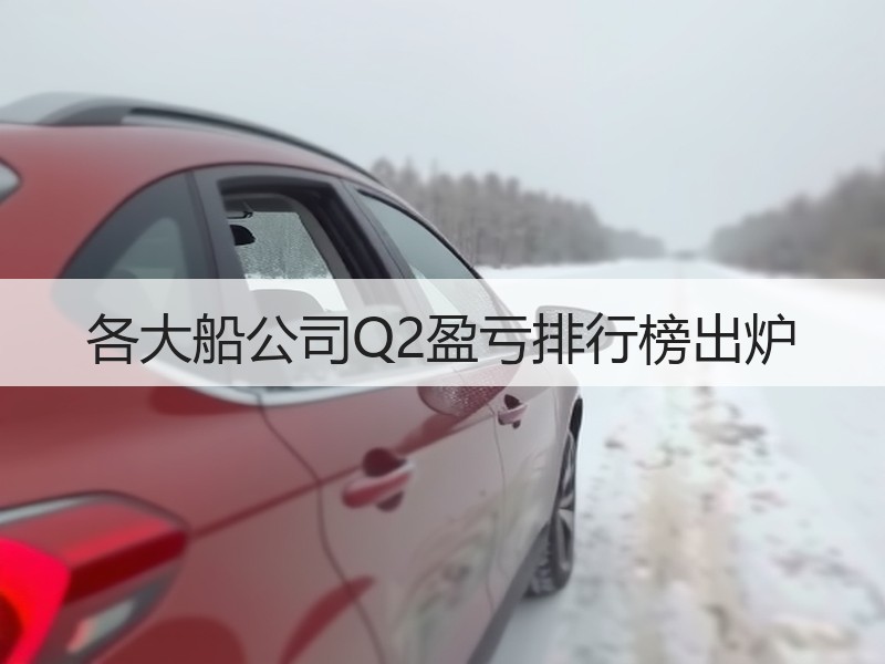 各大船公司Q2盈亏排行榜出炉