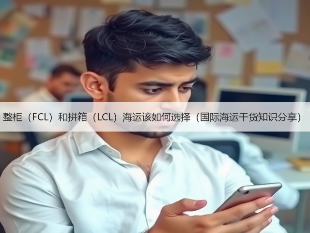 整柜(FCL)和拼箱(LCL)海运该如何选择(国际海运干货知识分享)(图1) 整柜(FCL)和拼箱(LCL)海运该如何选择(国际海运干货知识分享)(图1)