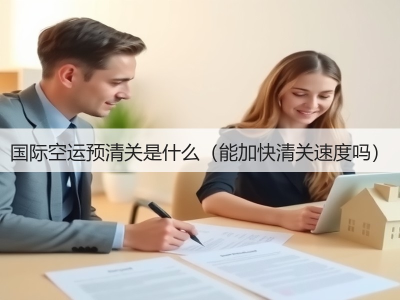 国际空运预清关是什么（能加快清关速度吗）